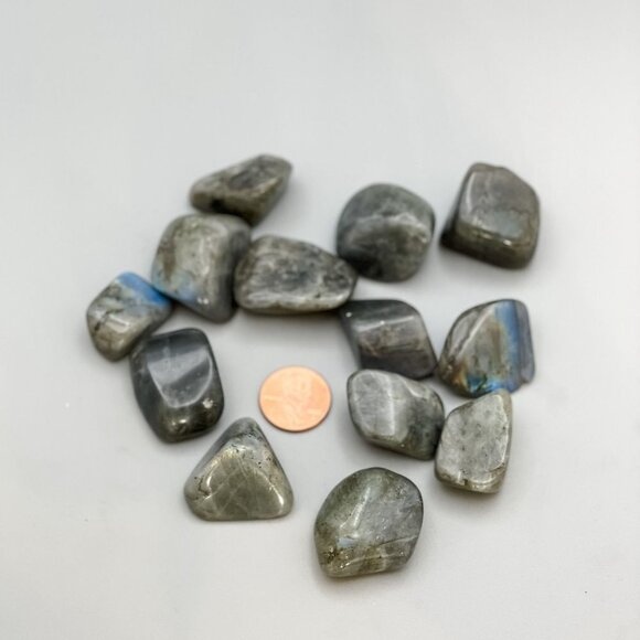 Labradorite Polished Stones or Tumbled Chips - Picture 3 of 8